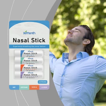 4Pack Nasal Stick Set for Refreshing Relief – Delivers a Cooling Sensation and Invigorating Freshness, Ideal for Daily Nasal Care